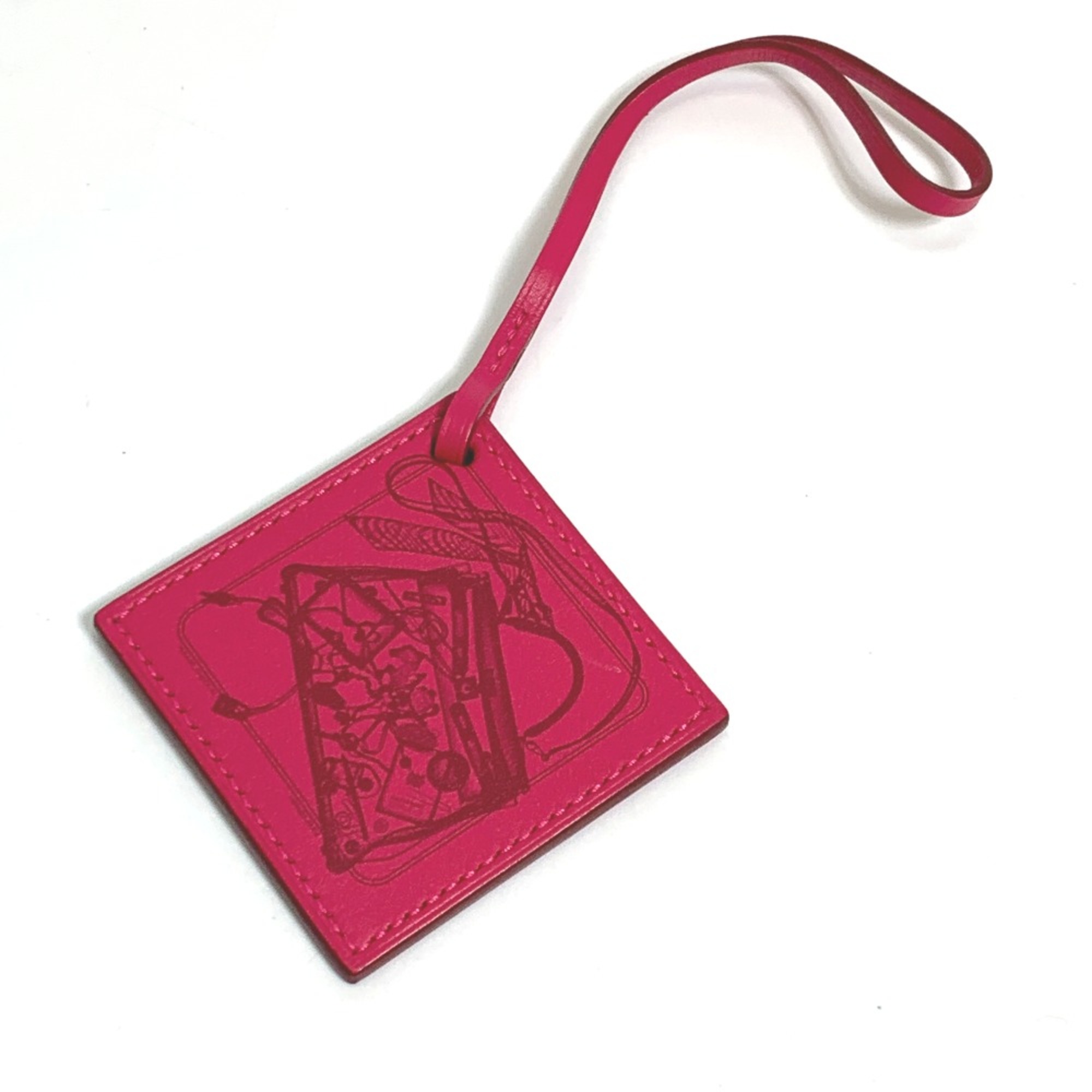 Hermes bag strap Bag Charm Rose mexico