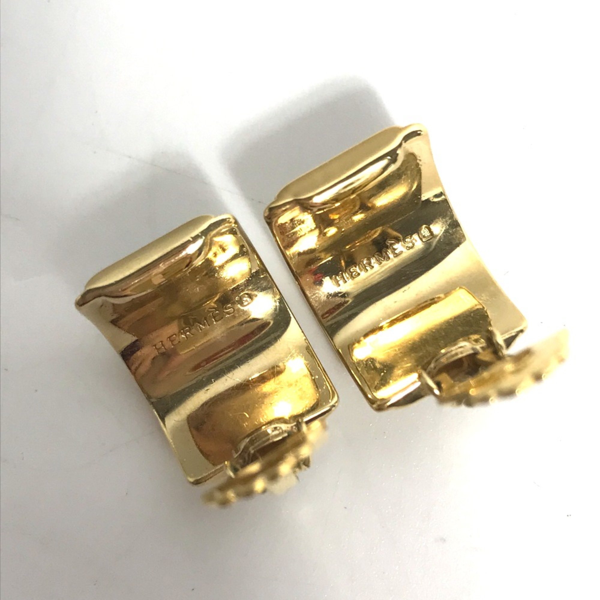 Hermes Accessories Accessories Earrings Green Gold