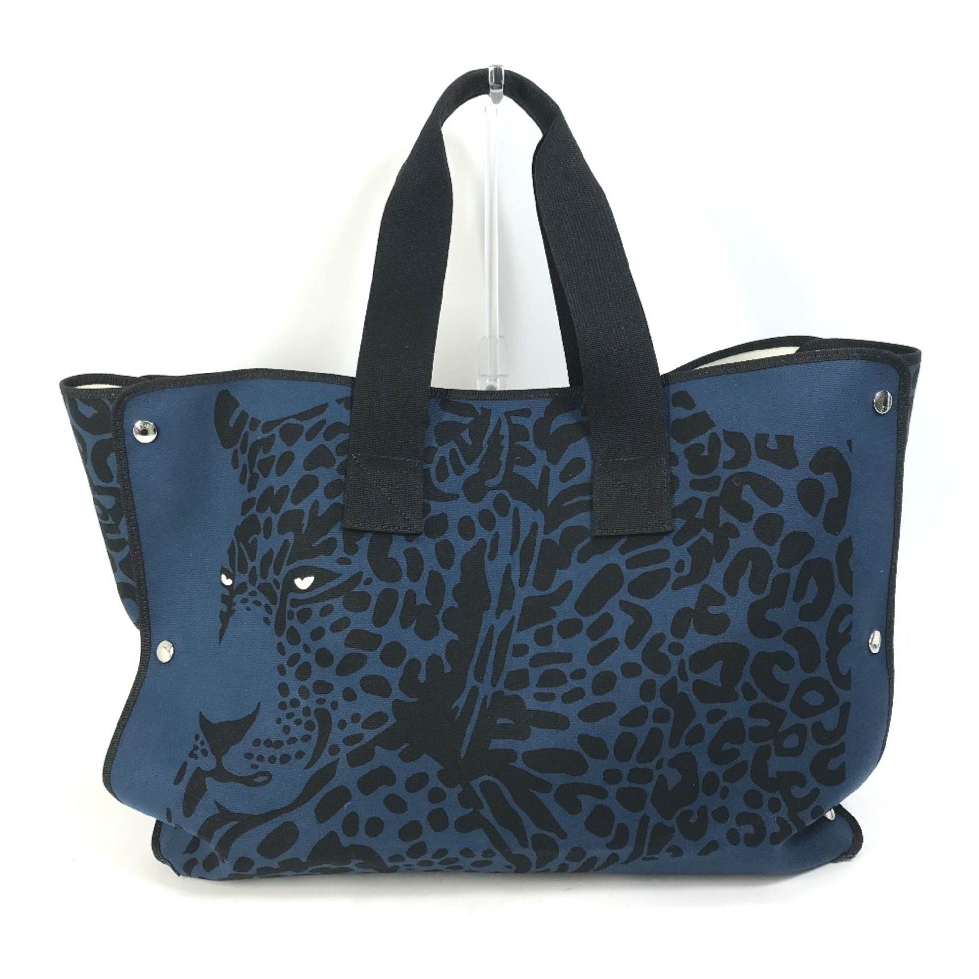 Hermes Shoulder Bag Shoulder Bag Beach bag Tote Bag Navy Black