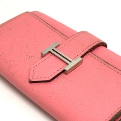 Hermes HHardware 4-Ring Key Case Rose Confetti pink