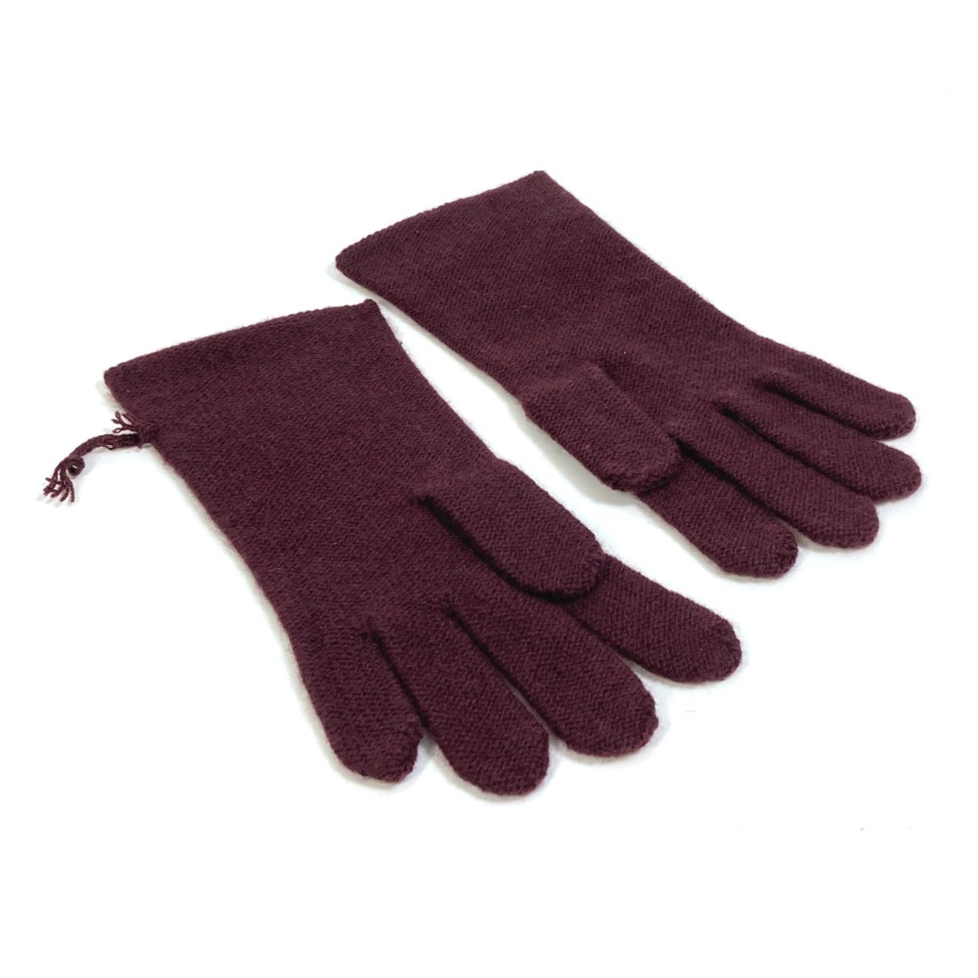 Hermes apparel gloves Glove Bordeaux