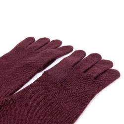 Hermes apparel gloves Glove Bordeaux