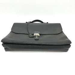 Hermes Hand Bag Business bag Black