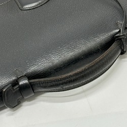 Hermes Hand Bag Business bag Black