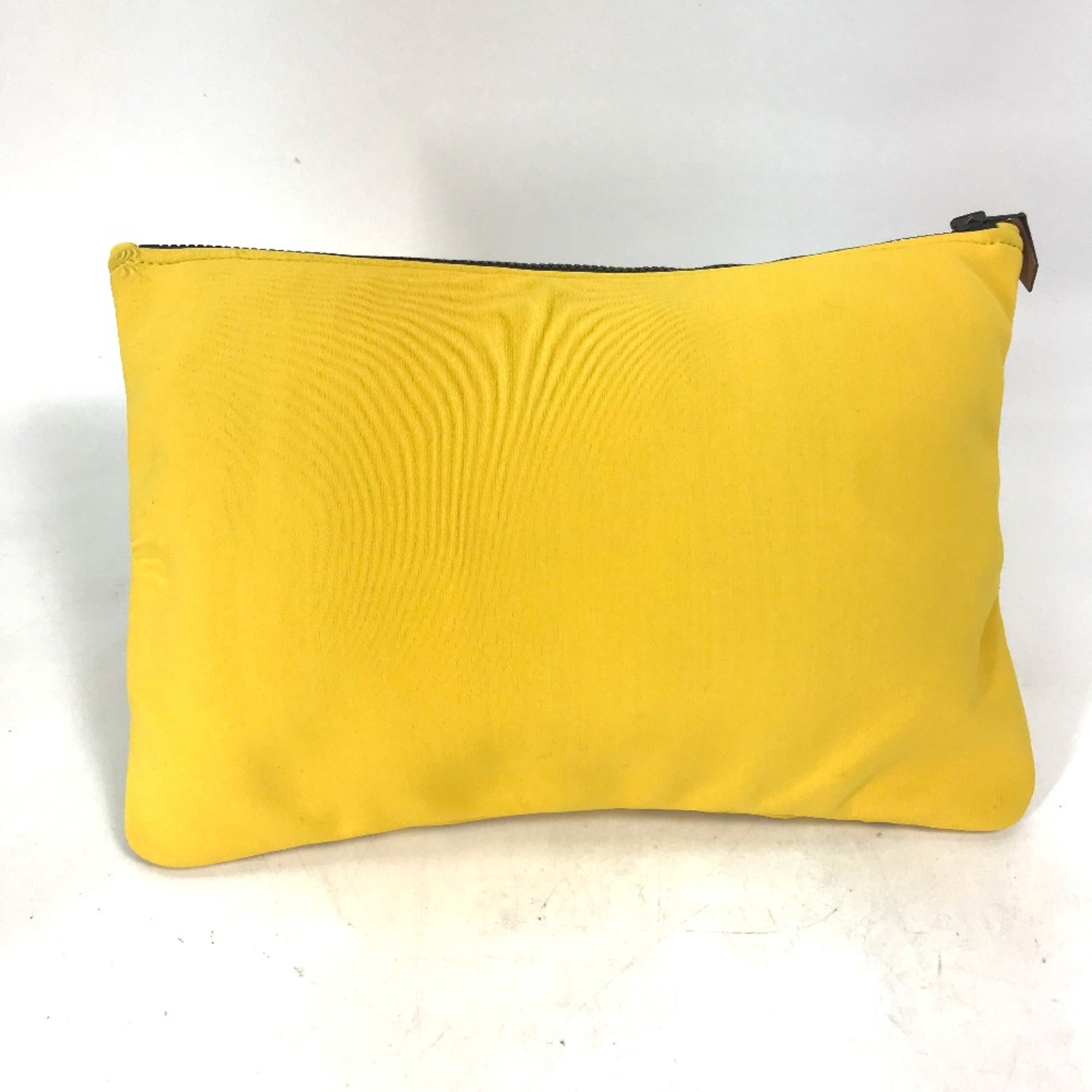 Hermes Pouch Clutch bag yellow