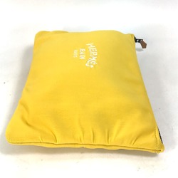 Hermes Pouch Clutch bag yellow