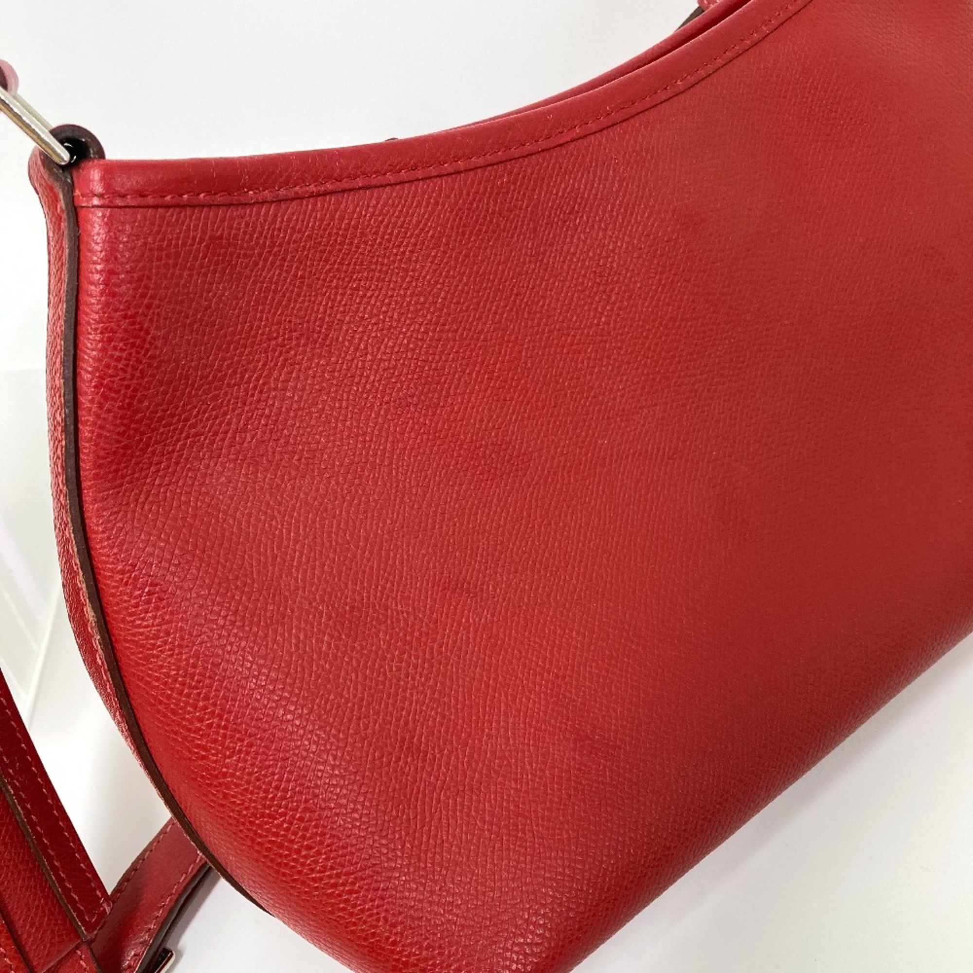 Hermes Shoulder one shoulder bag Hand Bag Shoulder Bag Rouge Viff Red