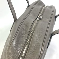 Hermes Hand Bag Duffle Bag Etoupe Gray Based SilverHardware