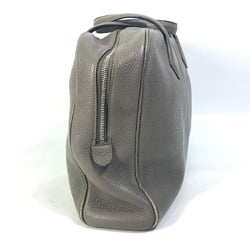 Hermes Hand Bag Duffle Bag Etoupe Gray Based SilverHardware