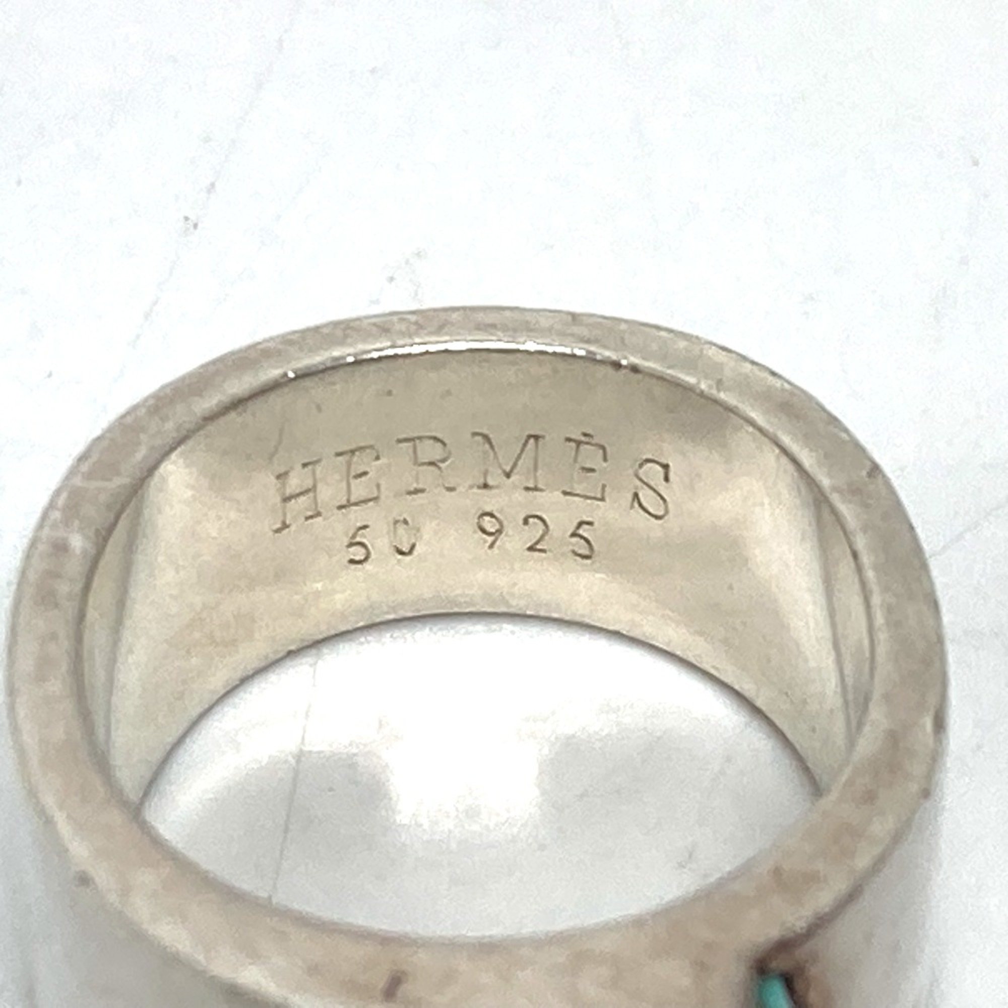 Hermes Accessories Ring Silver blue