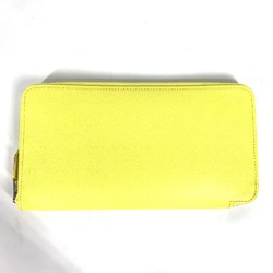 Hermes Long wallet Zip Around Long Wallet yellow