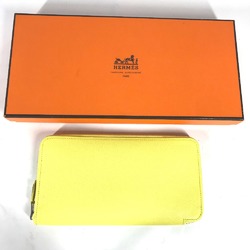 Hermes Long wallet Zip Around Long Wallet yellow