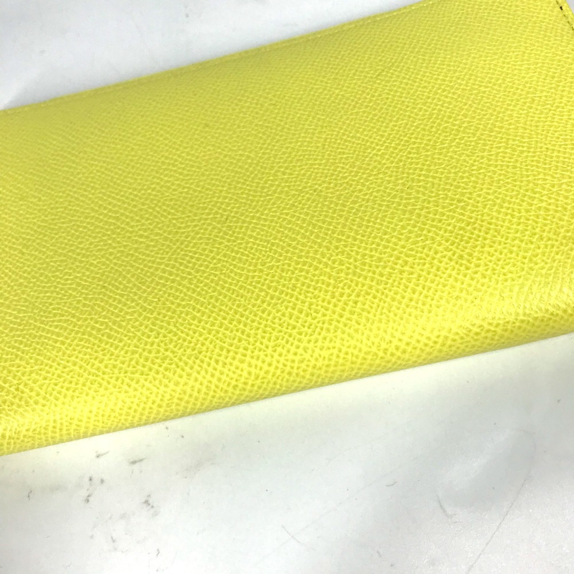 Hermes Long wallet Zip Around Long Wallet yellow