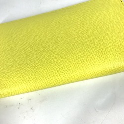 Hermes Long wallet Zip Around Long Wallet yellow