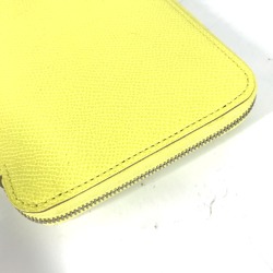 Hermes Long wallet Zip Around Long Wallet yellow