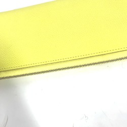 Hermes Long wallet Zip Around Long Wallet yellow