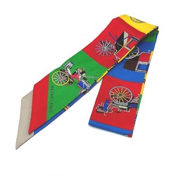 Hermes Twilly Scarf Multicolore