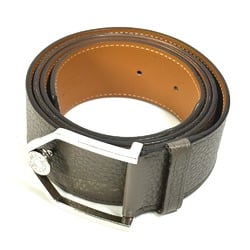 Hermes Serie 40MM belt gray SilverHardware