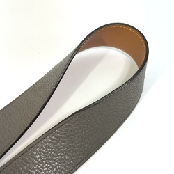 Hermes Serie 40MM belt gray SilverHardware