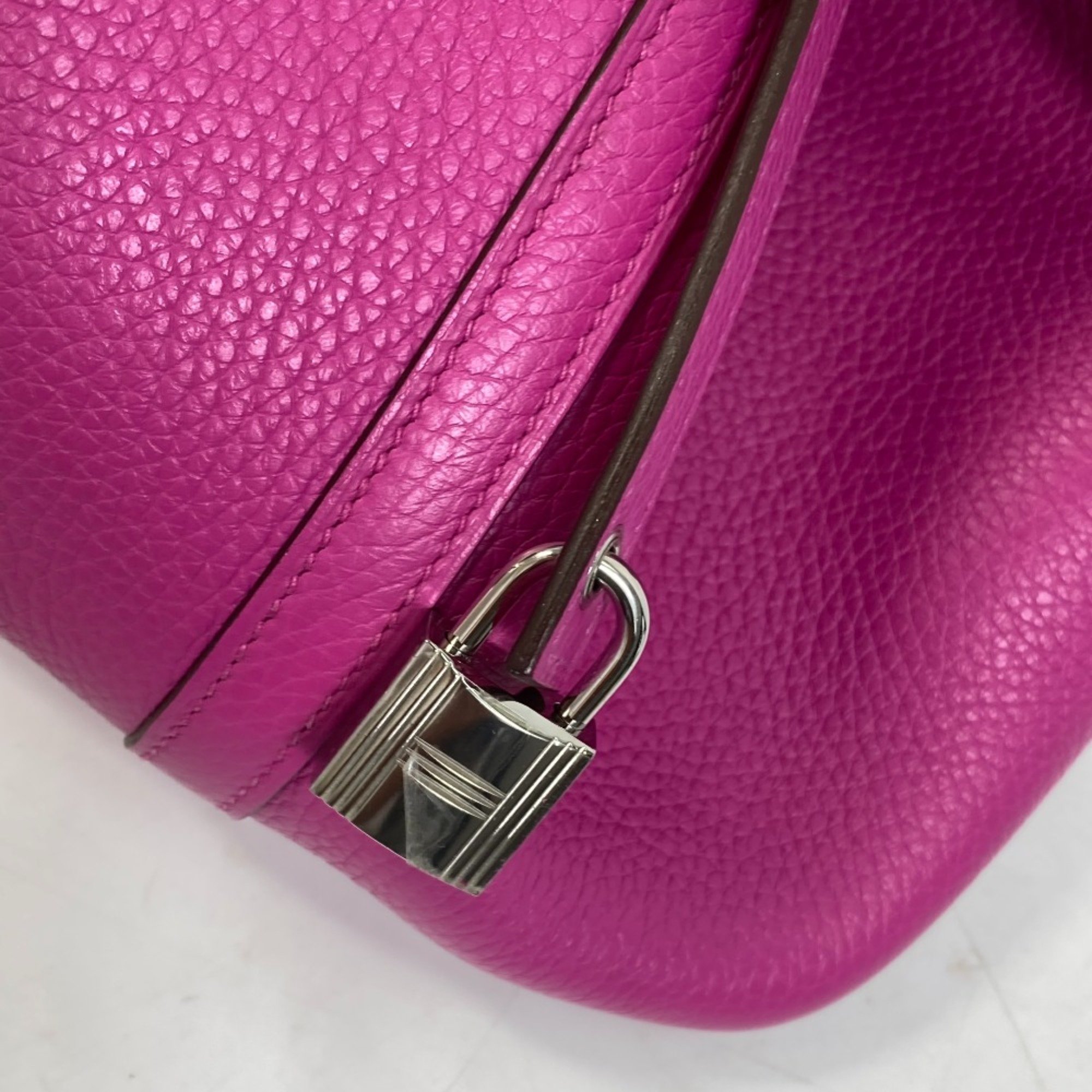 Hermes Bag Tote Bag Hand Bag Magnolia x SilverHardware pink