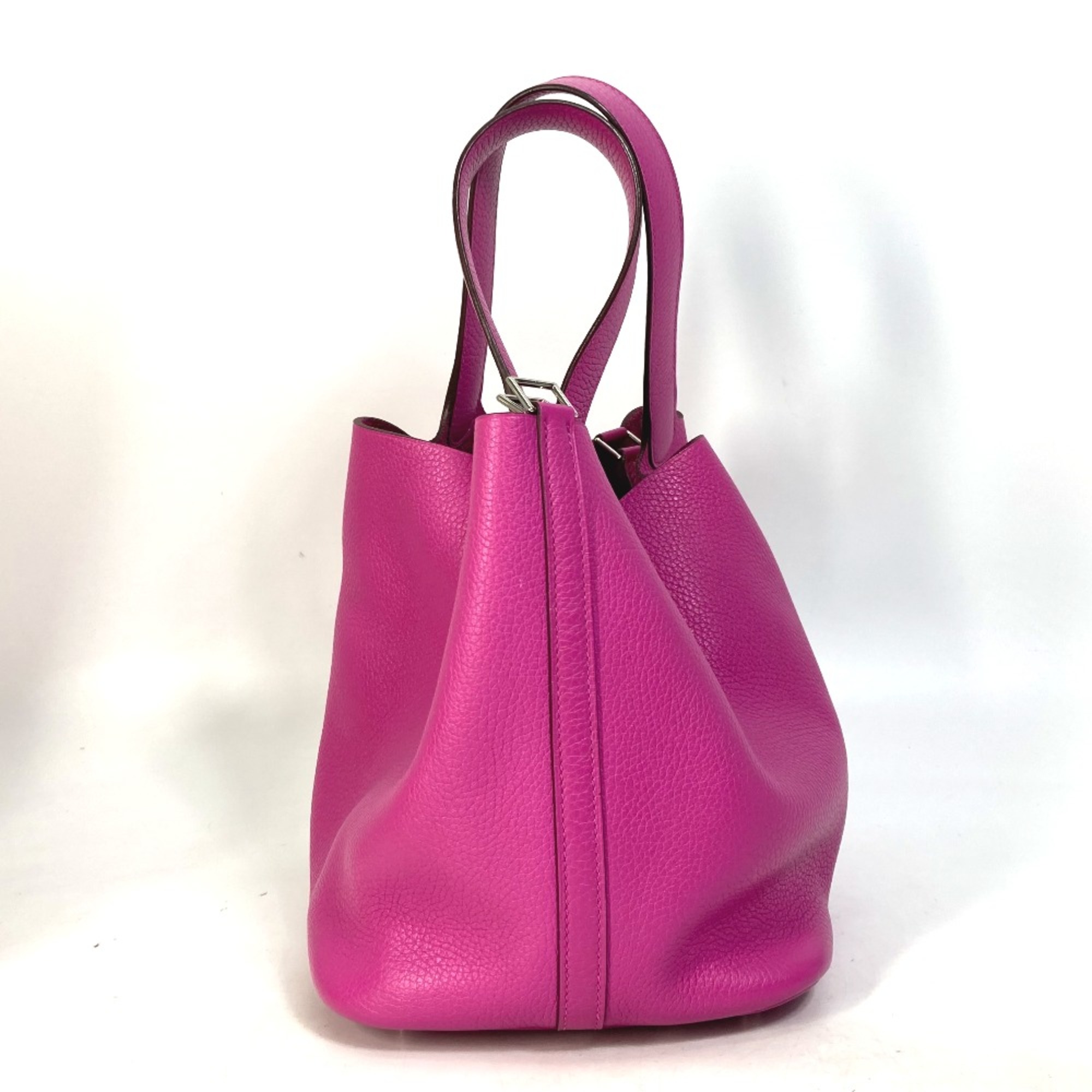 Hermes Bag Tote Bag Hand Bag Magnolia x SilverHardware pink