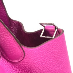 Hermes Bag Tote Bag Hand Bag Magnolia x SilverHardware pink