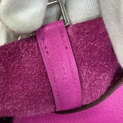 Hermes Bag Tote Bag Hand Bag Magnolia x SilverHardware pink