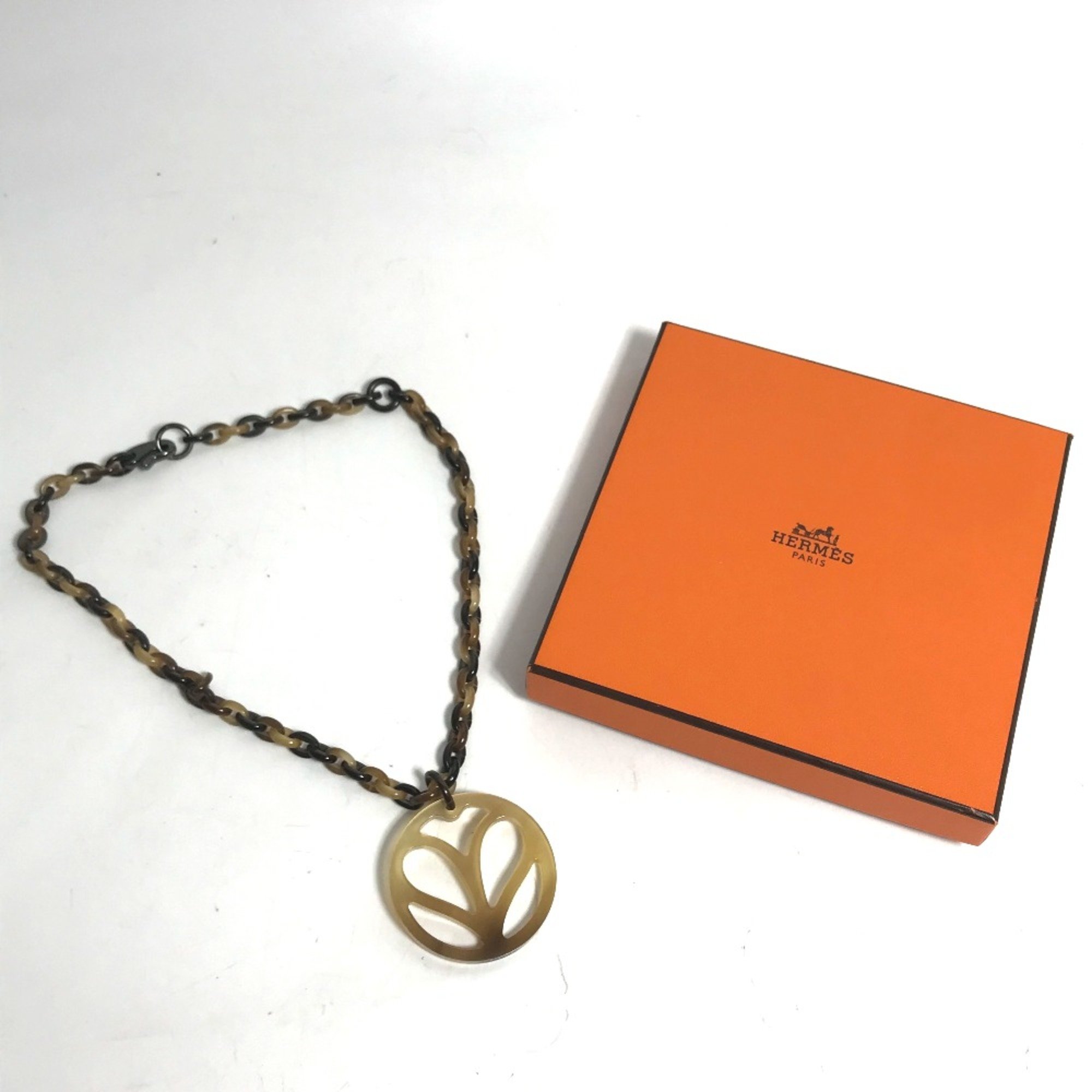 Hermes Chain accessories Necklace Brown