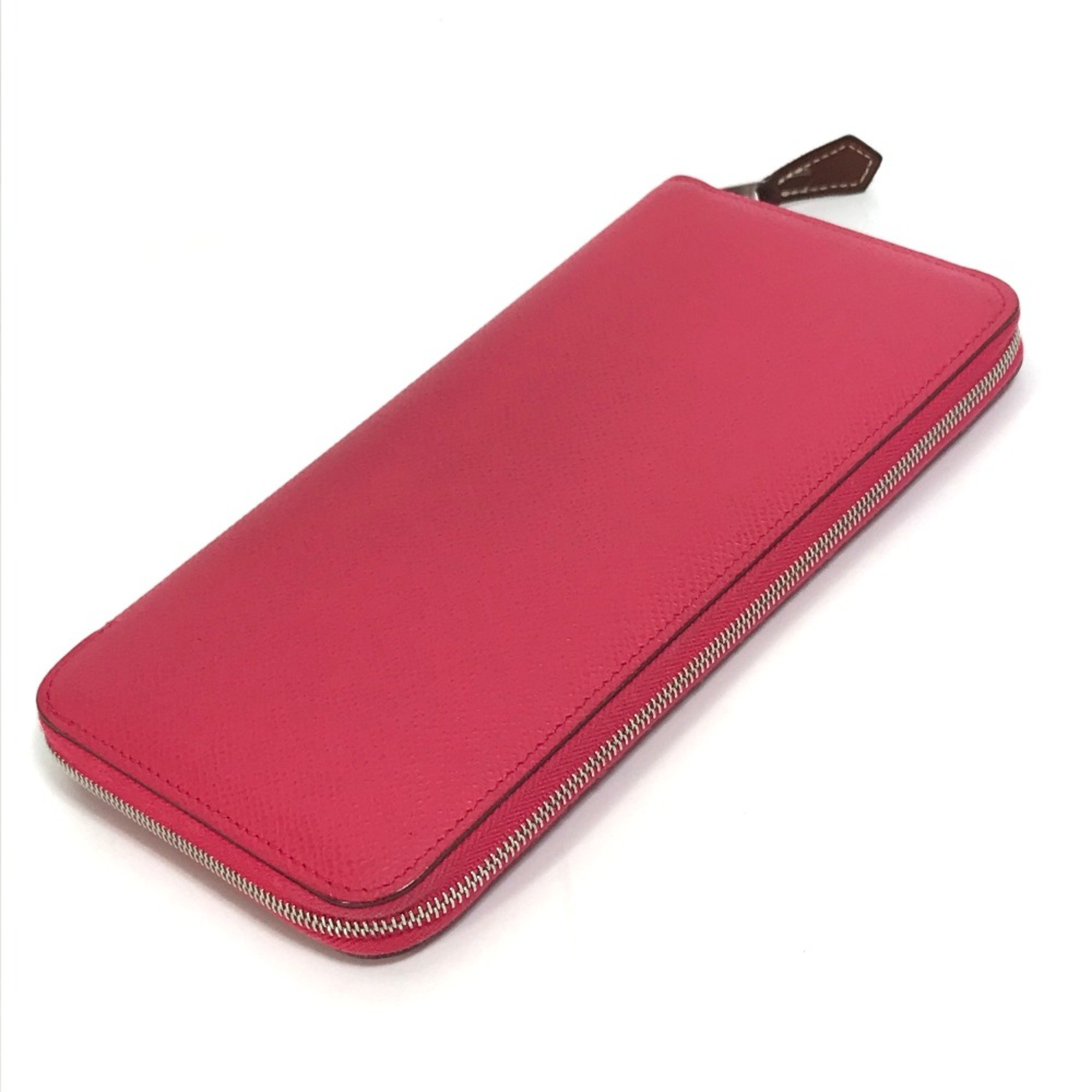 Hermes Long wallet Zip Around Long Wallet Pink Based