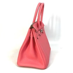 Hermes Bag Tote Bag Hand Bag Rose lipstick pink SilverHardware