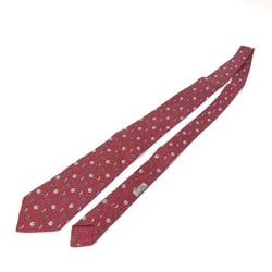 Hermes Moon Fashion Accessories Necktie Bordeaux Based