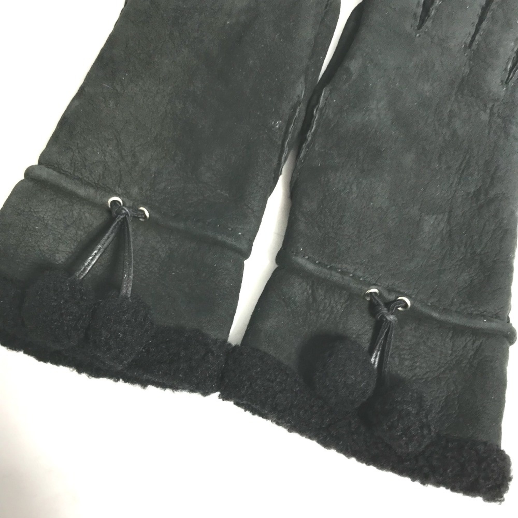 Hermes Glove gloves Black