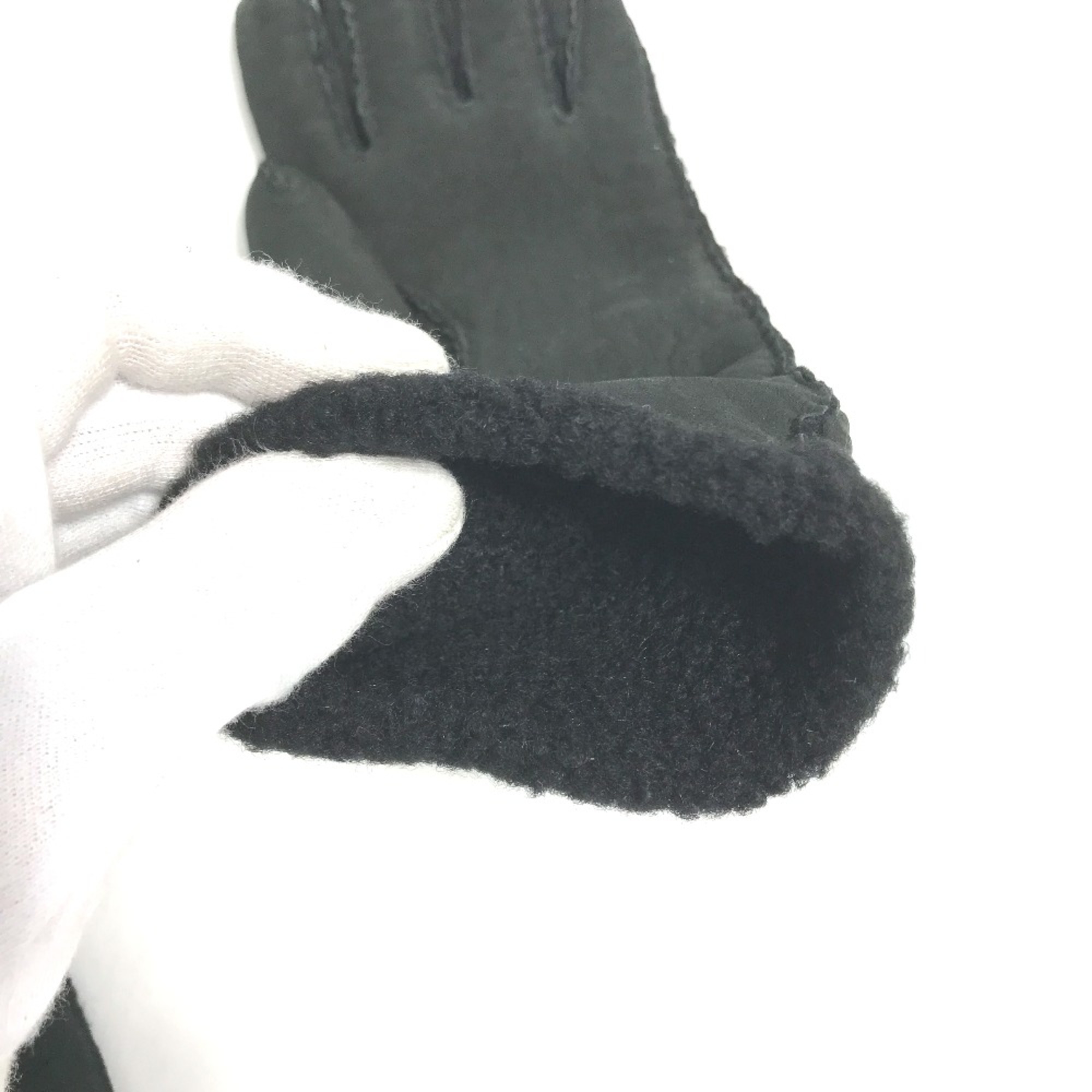 Hermes Glove gloves Black