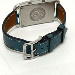 Hermes CC3-510 2 time zone Wristwatch Silver Blue gene