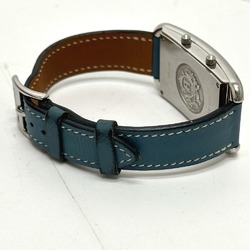 Hermes CC3-510 2 time zone Wristwatch Silver Blue gene