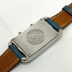 Hermes CC3-510 2 time zone Wristwatch Silver Blue gene