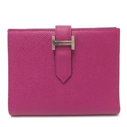 Hermes HHardware Wallet Folded wallet Rose purple purple SilverHardware