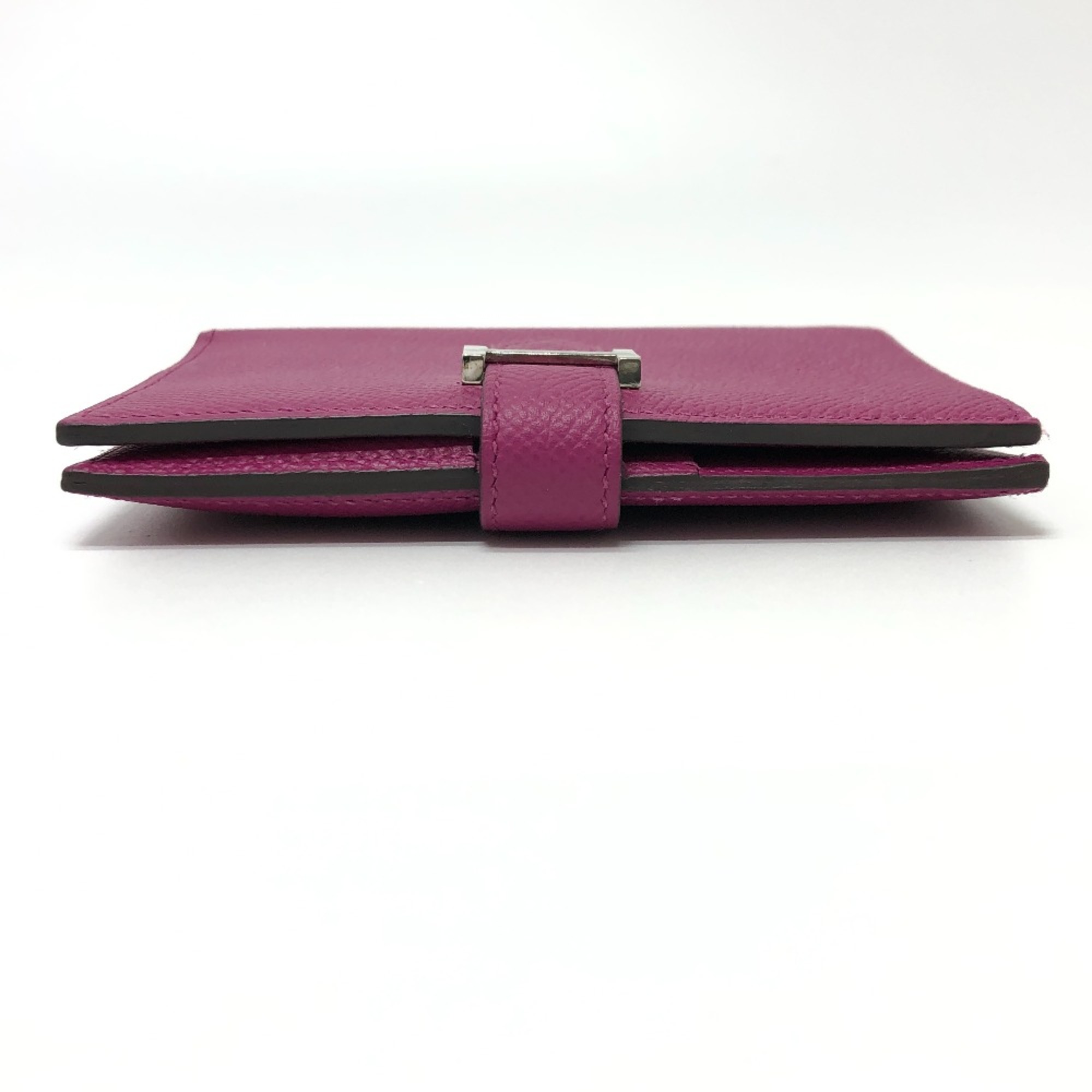 Hermes HHardware Wallet Folded wallet Rose purple purple SilverHardware