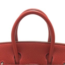 Hermes Bag Tote Bag Hand Bag Vermilion RedBased SilverHardware