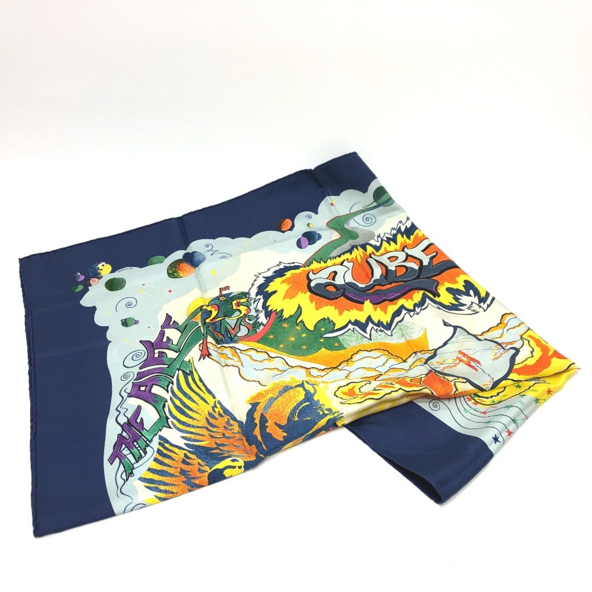 Hermes THE ALFEE 25th Anniversary AUBE LIBRE COMME L' ANGE Dawn Scarf Multicolore