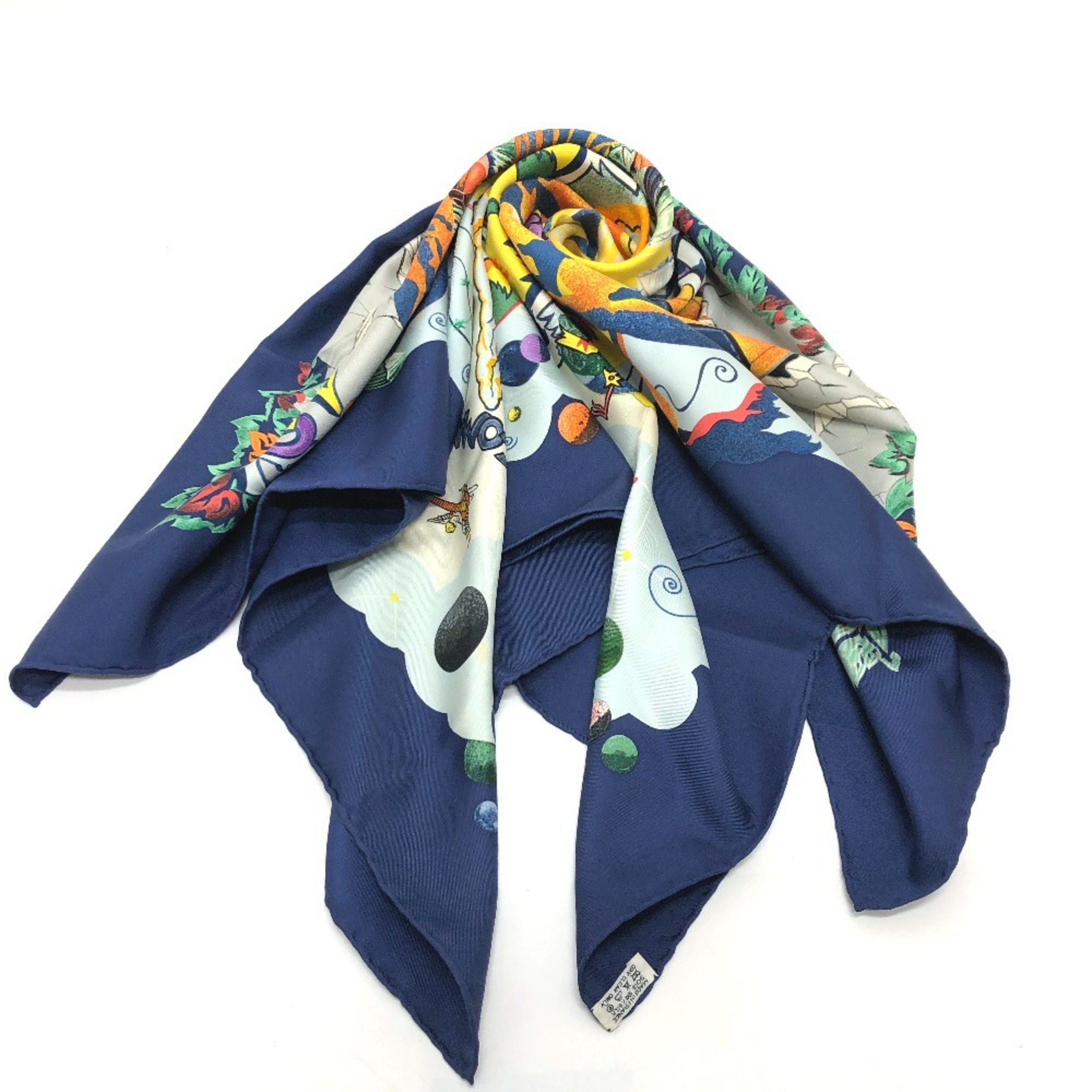 Hermes THE ALFEE 25th Anniversary AUBE LIBRE COMME L' ANGE Dawn Scarf Multicolore