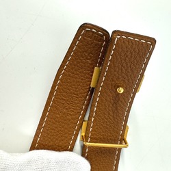 Hermes H belt reversible belt Black/Brown GoldHardware