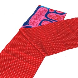 Hermes Polka dot BandeauScarf Scarf pink Red