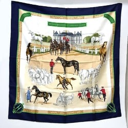 Hermes National stallion breeding ground Scarf Navy