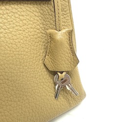 Hermes 2WAY Hand Bag Light BeigeBased Beige SilverHardware