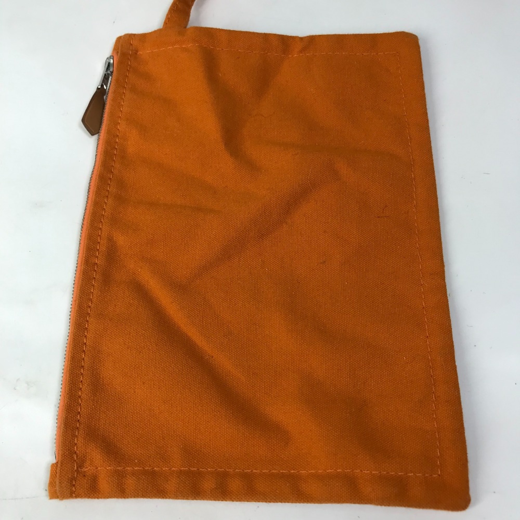 Hermes Hand Bag bag with pouch Tote Bag Orange