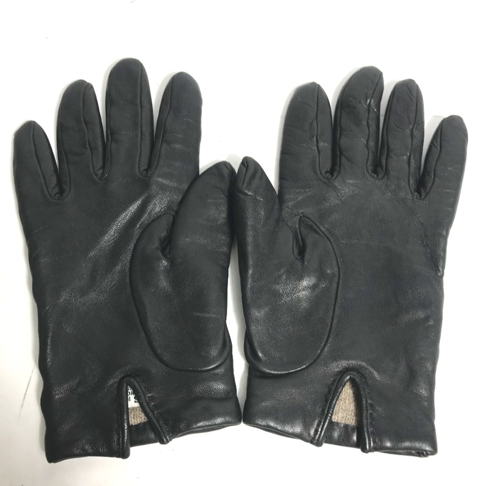 Hermes logo Glove gloves Black