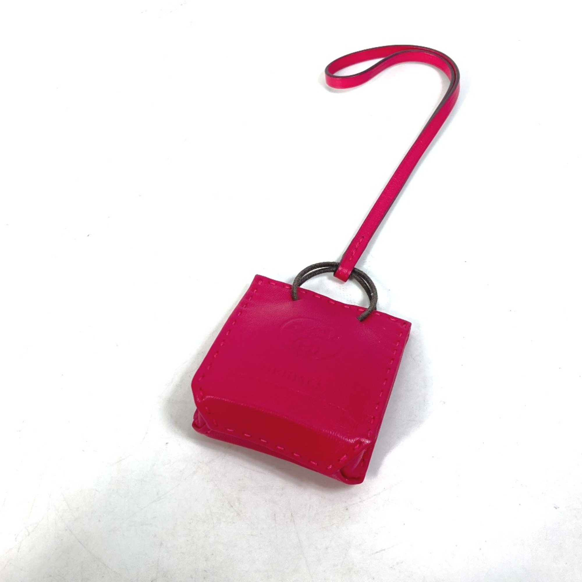 Hermes bags bag accessories Bag Charm Rose mexico pink