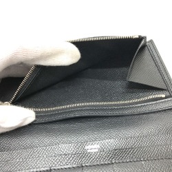 Hermes Long Wallet Black SilverHardware