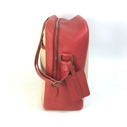 Hermes bag shawl Shoulder Bag Beige Red